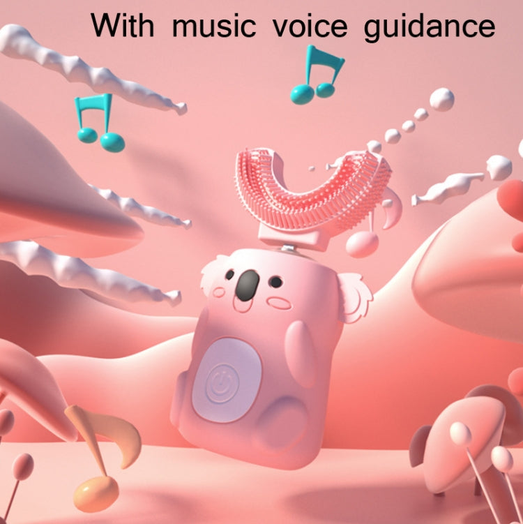 Children Mouth Electric Toothbrush U-Shaped Sonic Smart Electric Toothbrush(Blue) by buy2fix