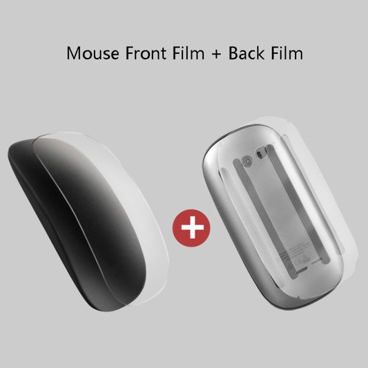 4 PCS 2 in 1 Mouse Front Film + Back Film Protection Flim Sticker Set For Apple Magic Trackpad 2 by buy2fix