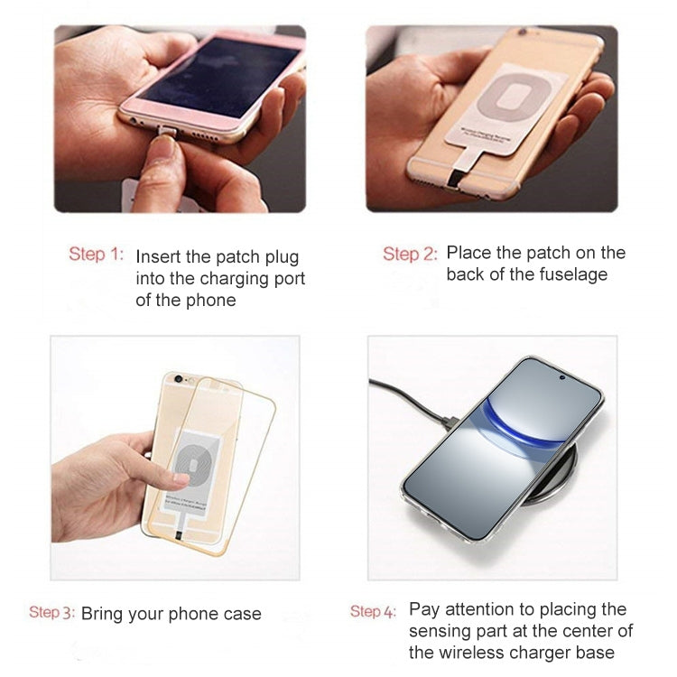 Wireless Charging Receiver Mobile Phone Charging Induction Coil Patch(TI Schema iPhone Receiver) by buy2fix