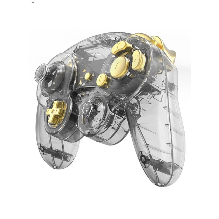 2 PCS Game Single Point Handle Shell Replacement Shell Handle Repair Parts For Nintendo NGC(Transparent) by buy2fix