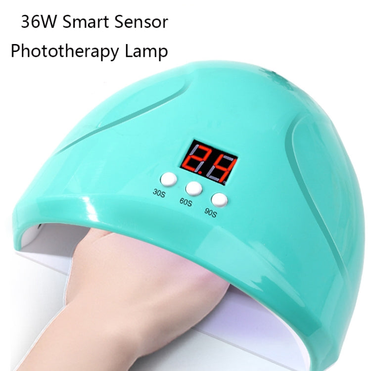 Smart Sensor Nail Phototherapy Lamp Manicure Tool Baking Lamp(Green) by buy2fix