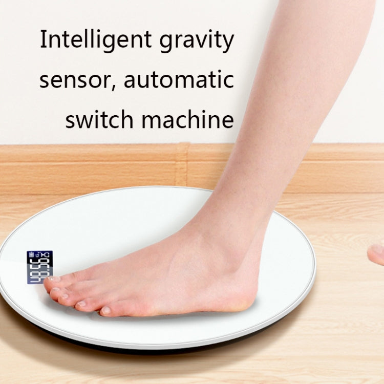 LCD Display Electronic Scale Household Weighing Health Scale Battery Model(Black) by buy2fix