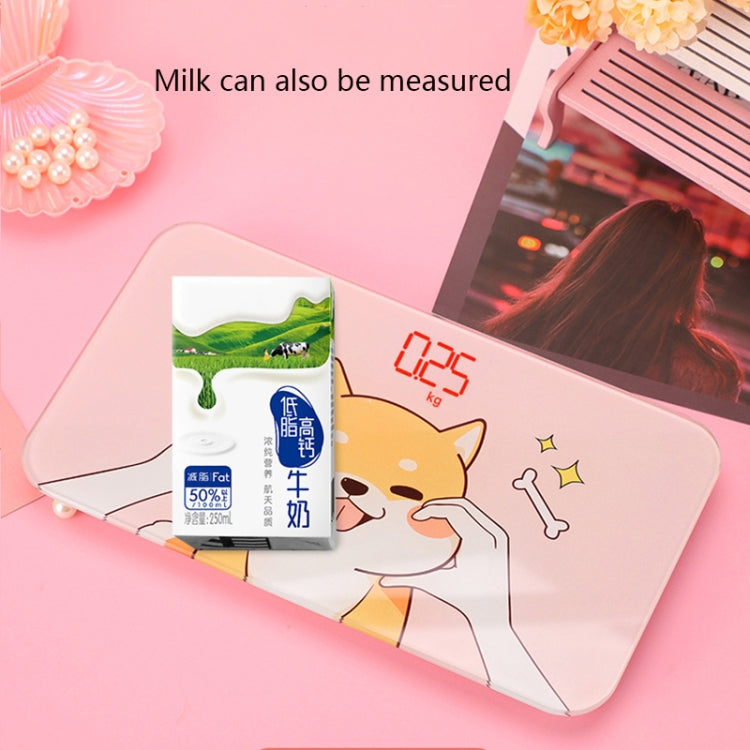 ZJ25 Mini Cartoon Weight Scale Home Accurate Portable Human Body Scale Charging(Zoo) by buy2fix