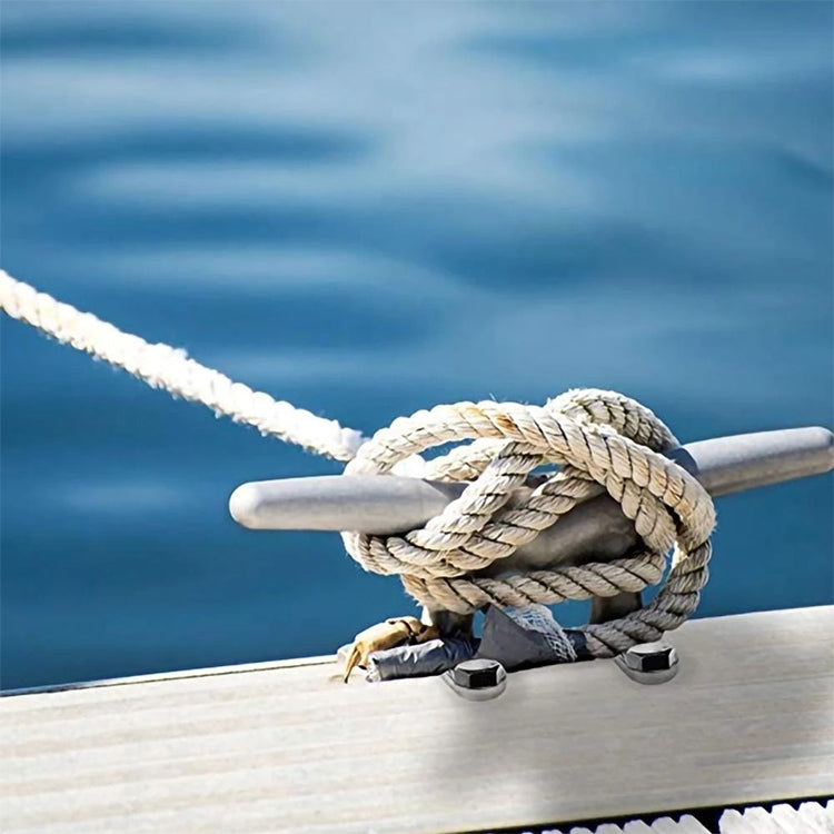 316 Stainless Steel Heavy Round Cable Bolt Yacht Bollard Shofar Pile For Boat, Specification: 200mm 8inch by buy2fix