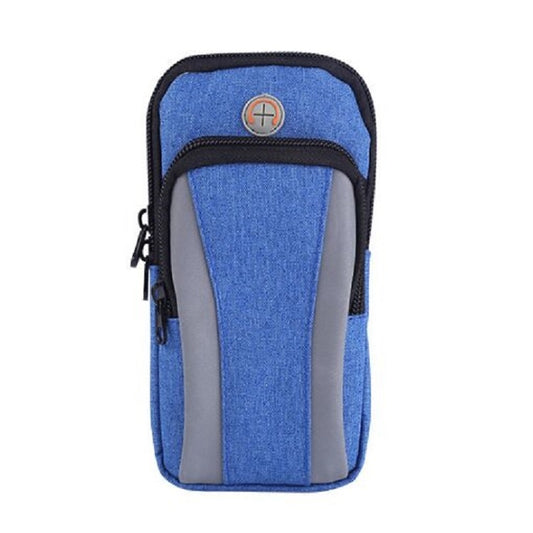 Oxford Cloth Waterproof Sports Running Fitness Wrist Arm Band for Smartphones 6 inch(Blue) - Other by buy2fix | Online Shopping UK | buy2fix