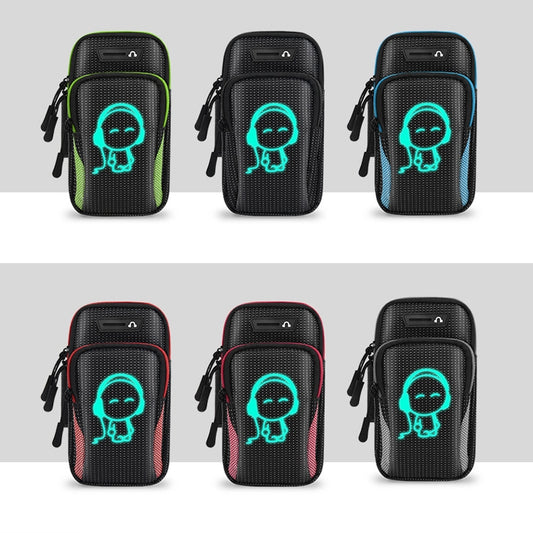 2 PCS Running Mobile Phone Arm Bag Sports Wrist Bag Universal For Mobile Phones Within 6 Inche, Colour: Black Doll - 5.5~6.5 inch by buy2fix | Online Shopping UK | buy2fix