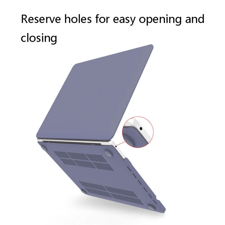 Hollow Style Cream Style Laptop Plastic Protective Case For MacBook Pro 13 A2251 & A2289 & A2338 2020(Tranquil Blue) - MacBook Pro Cases by buy2fix | Online Shopping UK | buy2fix