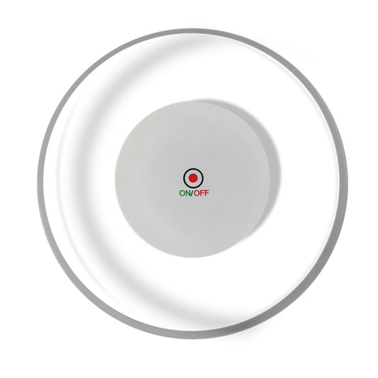 LED Flashing Coaster Bar KTV Cocktail Base Light Luminous Coaster(Round White Light) by buy2fix