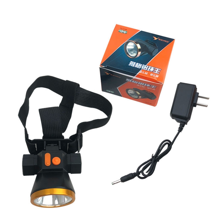 Yage LED Strong Light Rechargeable Headlight Outdoor Night Fishing Head-Mounted Miner Lamp, CN Plug(U108) by YAGE
