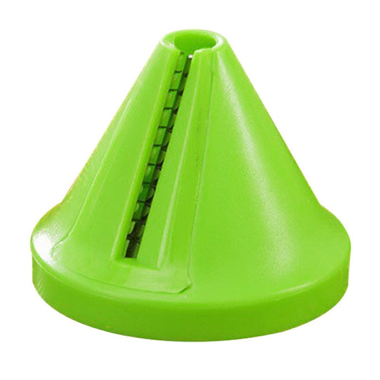 Kitchen Funnel Model Spiral Slicer Vegetable Shred Carrot Cutter(Green) by buy2fix