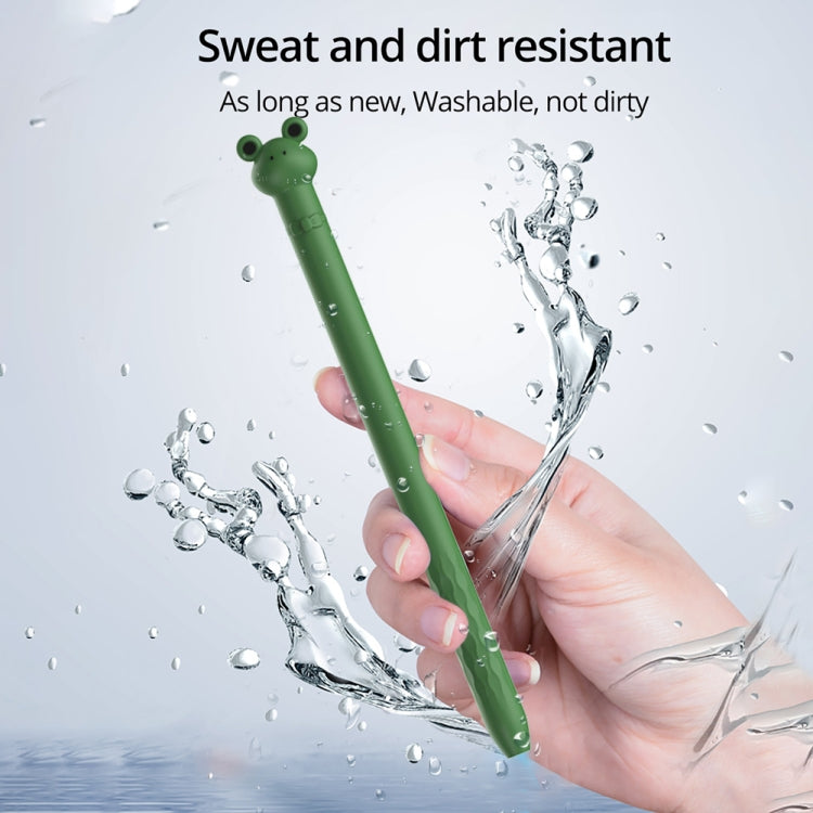 Cartoon Silicone Capacitive Pen Non-Slip And Anti-Drop Protective Cover For Apple Pencil 1(Rabbit) by buy2fix
