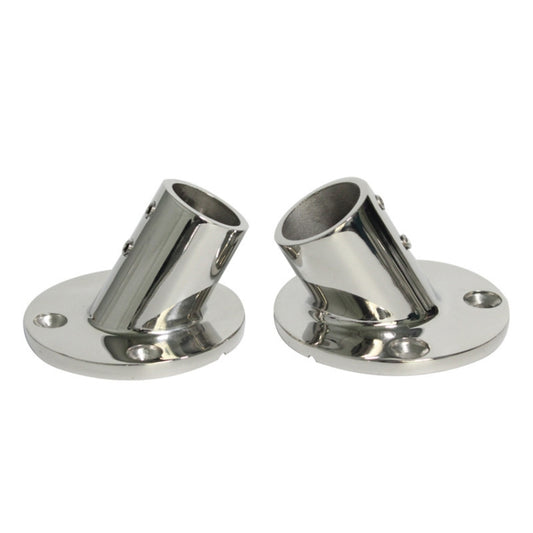 60 Degree Round Pipe Seat 316 Stainless Steel Corrosion-Resistant Marine Tube Seat, Specification: 22mm 7/8 inch by buy2fix