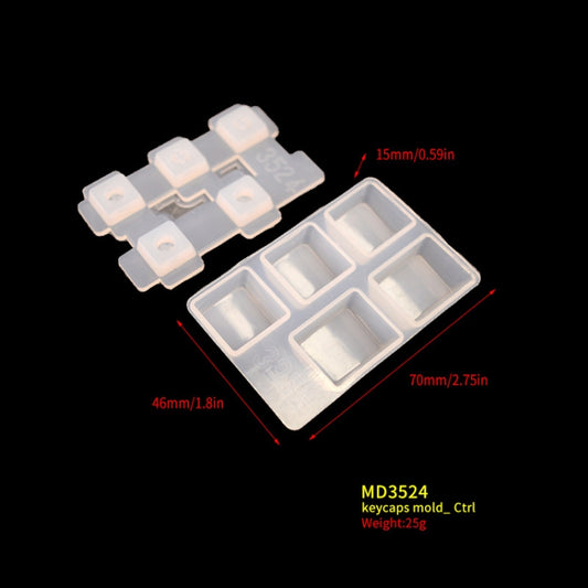 2 PCS DIY Keycap Silicone Mold OEM Mechanical Keyboard Silicone Mold, Style: MD3524 by buy2fix