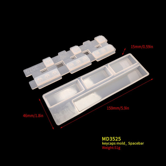 2 PCS DIY Keycap Silicone Mold OEM Mechanical Keyboard Silicone Mold, Style: MD3525 by buy2fix