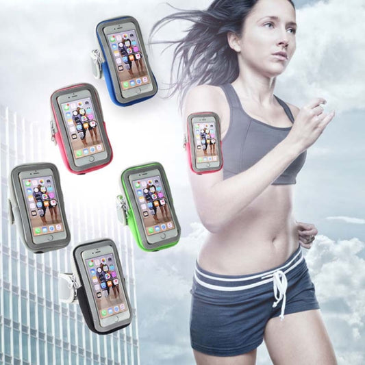 3 PCS Comfortable And Breathable Sports Arm Bag Mobile Phone Wrist Bag For 4-6.5 Inch Mobile Phone(Orange) - Other by buy2fix | Online Shopping UK | buy2fix