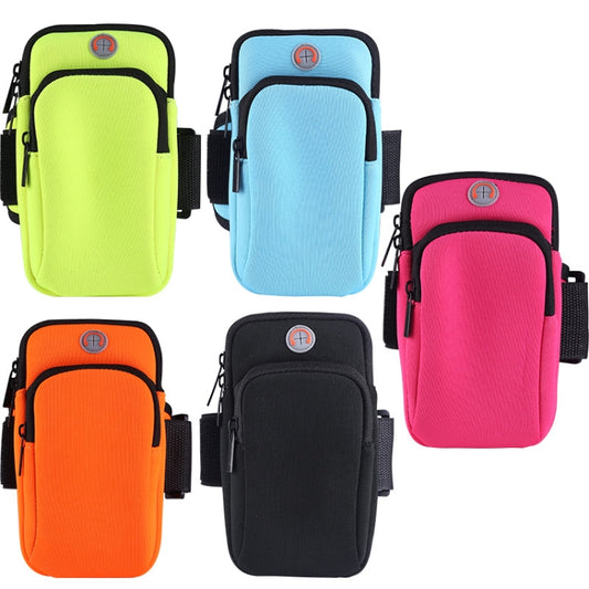 3 PCS Running Mobile Phone Arm Bag Men And Women Fitness Outdoor Hand Bag Wrist Bag for Mobile Phones Within 6.5 inch( Blue) - 5.5~6.5 inch by buy2fix | Online Shopping UK | buy2fix