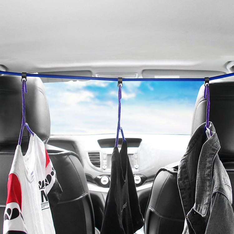 RUNDONG AUTO ACCESSORIES R-8040 Car Luggage Fixed Rope Outdoor Travel Car Interior Clothing Rope(1.5m Blue) by buy2fix