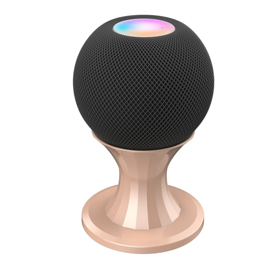 Speaker Desktop Metal Bracket For Apple Home Pod Mini(Rose Gold) - Speaker Bracket by buy2fix | Online Shopping UK | buy2fix