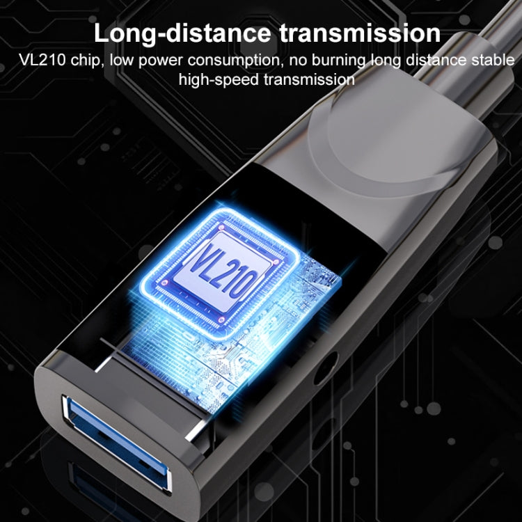 D.Y.TECH USB 3.0 Male To Female Extension Cable Double Shielded Chip Data Cable, Length: 10m by buy2fix