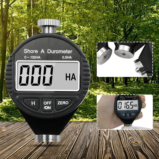Electronic Digital Display Hard Meter Plastic Rubber Silicone Tire Hardness Meter, Model: 0-100HC C by buy2fix