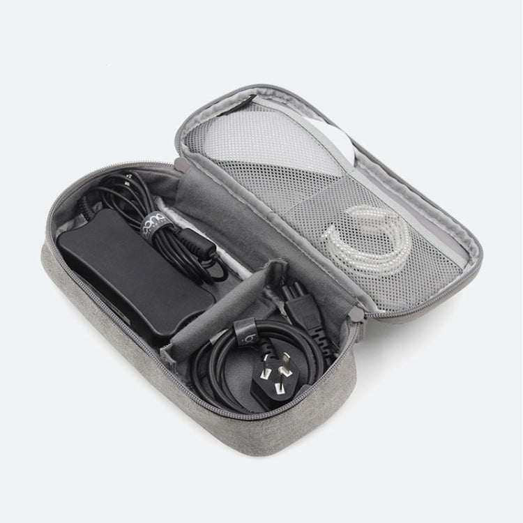 Baona BN-B002 Laptop Power Cable Digital Storage Bag Charger Accessories Storage Bag(Gray) by buy2fix