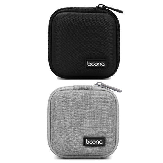 2 PCS Baona BN-F001 Headset Oxford EVA Storage Box Data Cable Charger Organizing Box(Black) by Baona