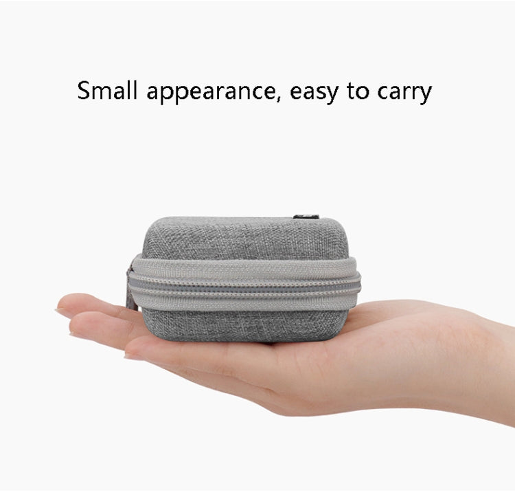 2 PCS Baona BN-F001 Headset Oxford EVA Storage Box Data Cable Charger Organizing Box(Black) by Baona