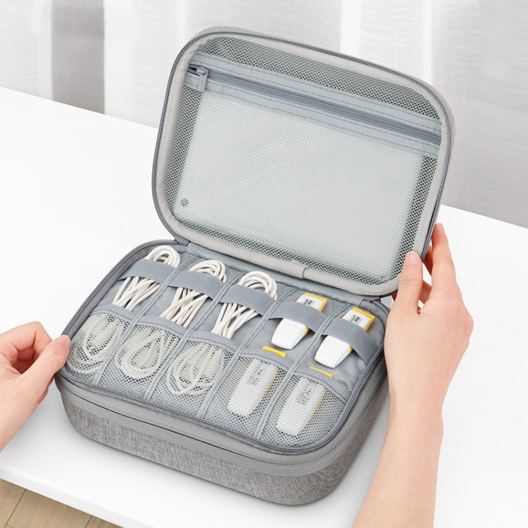 Baona BN-F011 Laptop Power Cable Digital Storage Protective Box, Specification: Black by buy2fix