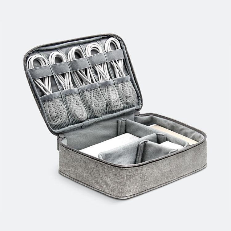 Baona BN-B005 Multi-Function Digital Storage Bag Hard Disk U Disk Earphone Storage Bag(Gray) by Baona