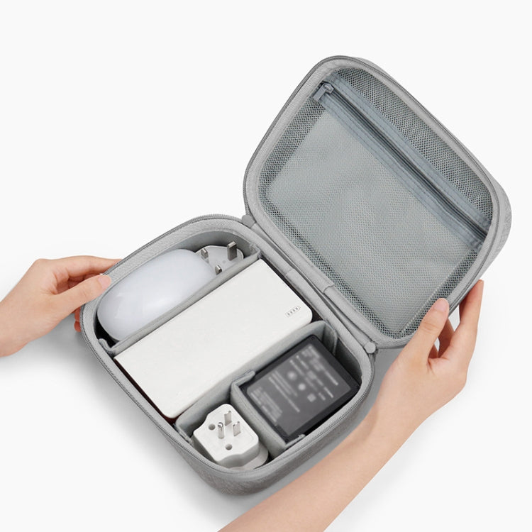 Baona BN-F012 Multi-Function Digital Storage Bag Data Cable Storage Protection Box(Gray) by buy2fix