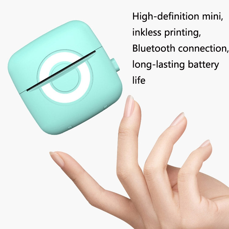 Portable Mini Wrong Question Printer Student Photo Text Memo Printer(Green) by Huawei