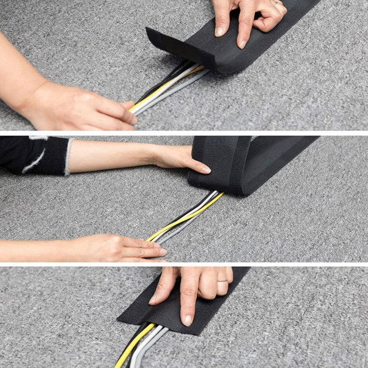 2 PCS 1m Wire Protection Harness Sleeve Storage Cable Manager(Floor Upgrade) by buy2fix