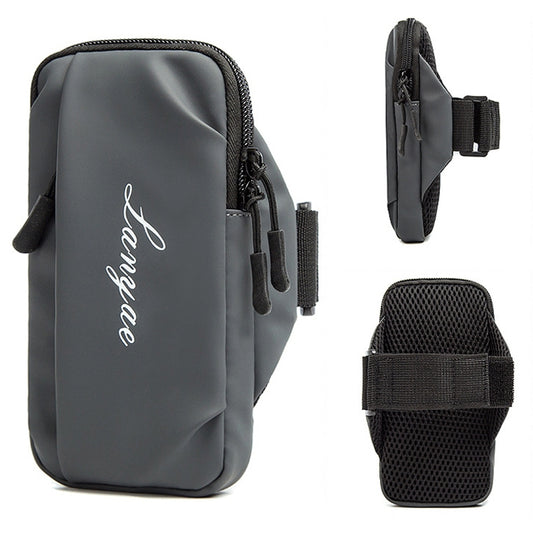 Running Mobile Phone Arm Bag Sports Yoga Fitness Mobile Phone Bag(B221 Gray) - 5.5~6.5 inch by buy2fix | Online Shopping UK | buy2fix