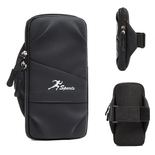 Running Mobile Phone Arm Bag Sports Yoga Fitness Mobile Phone Bag(B222 Black) - 5.5~6.5 inch by buy2fix | Online Shopping UK | buy2fix