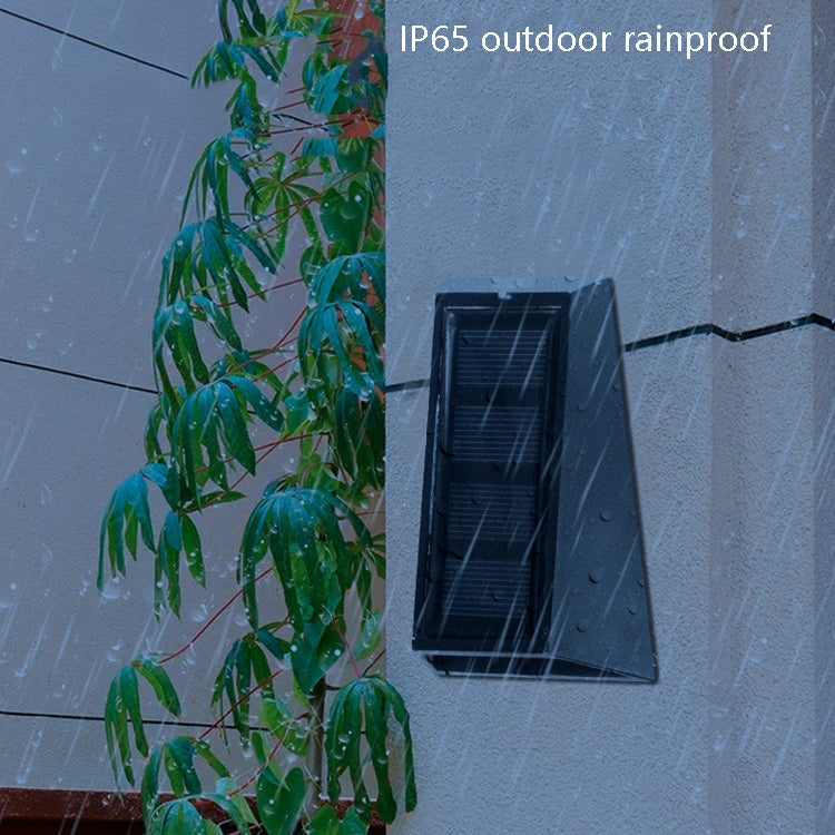 2 PCS N771 Solar Wall Light Up And Down Lights Outdoor Wall Lights Garden Light(Warm+White Light) by buy2fix