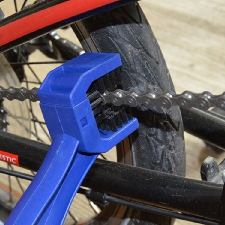 5 PCS BG-7168 Bicycle And Motorcycle Cleaning Brush Three-Sided Chain Brush, Colour: Red by buy2fix