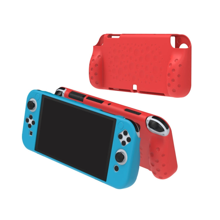 DOBE TNS-1135 Game Console Integrated All-Inclusive Soft Slip Protective Case For Nintendo Switch OLED(Blue) by DOBE