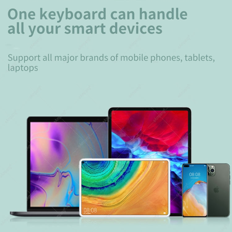 871 9.7 Inch Portable Tablet Bluetooth Keyboard With Touchpad + Mouse Set for iPad(Yellow + Mouse) by buy2fix