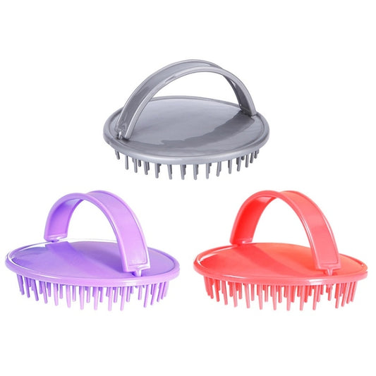 10 PCS Head Itching Massage Brush Household Scalp Cleaning Brush(Grey) by buy2fix