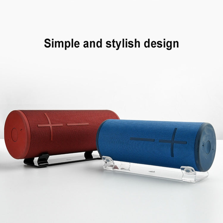 Universal Desktop Anti-Vibration Storage Bracket Non-Slip Acrylic Bracket for Bluetooth Speaker(Transparent) - Speaker Bracket by buy2fix | Online Shopping UK | buy2fix