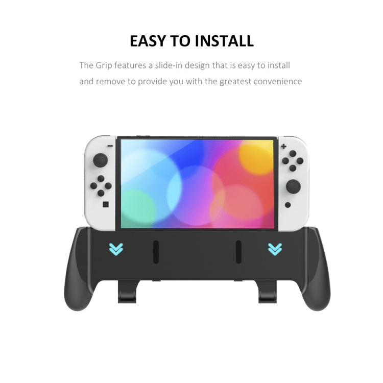 JYS NS218 Multifunctional Game Console Integrated Protective Case With Grip For Switch OLED(Black) - Cases by JYS | Online Shopping UK | buy2fix