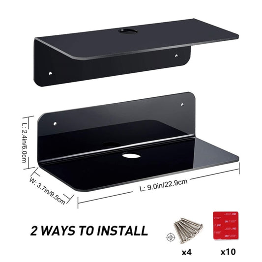 2pcs /Set Household Speaker Wall Bracket Surveillance Camera Bracket(Black) - Speaker Bracket by buy2fix | Online Shopping UK | buy2fix