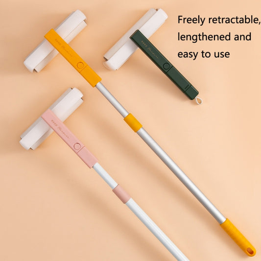 4334 Multifunctional Rotating Hair Sticking Device Clothes Hair Removal Roller Brush(Yellow) by buy2fix