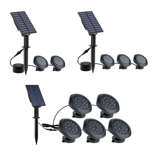 TS-S5403 Solar Disc Underwater Light RGB Swimming Pool Spotlight,Specification: 3 in 1 by buy2fix