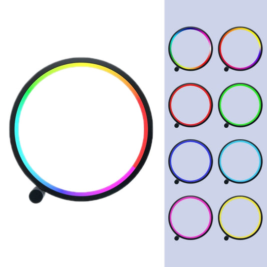10 inch USB Music Rhythm RGB LED Atmosphere Ring Light by buy2fix