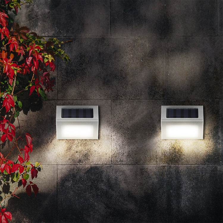 6 LED Solar Stainless Steel Stair Ladder Lamp Wall Light(Warm Light) by buy2fix