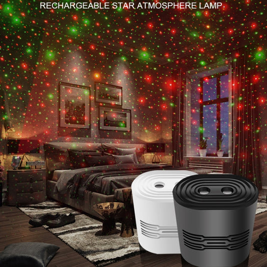 C209 USB Charge Mini Laser Stage Atmosphere Light, Specification: Single Star Style (Black) by buy2fix