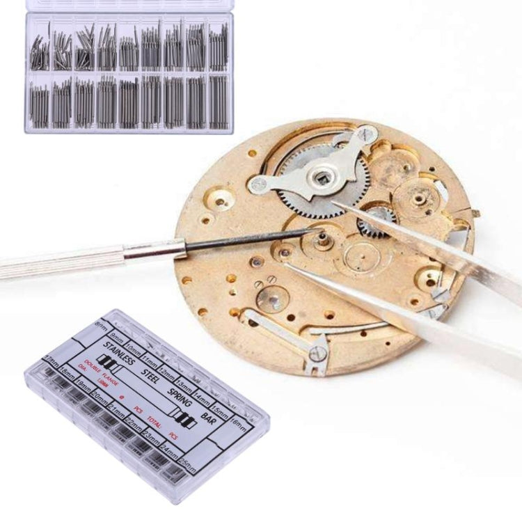 360 PCS / Box C016 8-25mm Stainless Steel Seamless Box Packing Spring Bar - Watch Parts & Tools by buy2fix | Online Shopping UK | buy2fix
