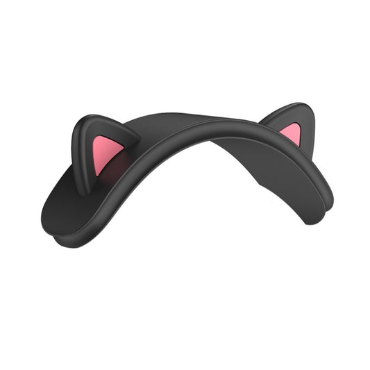 Cat-Ear Silicone Beam Cover For AirPods Max(Black) by buy2fix