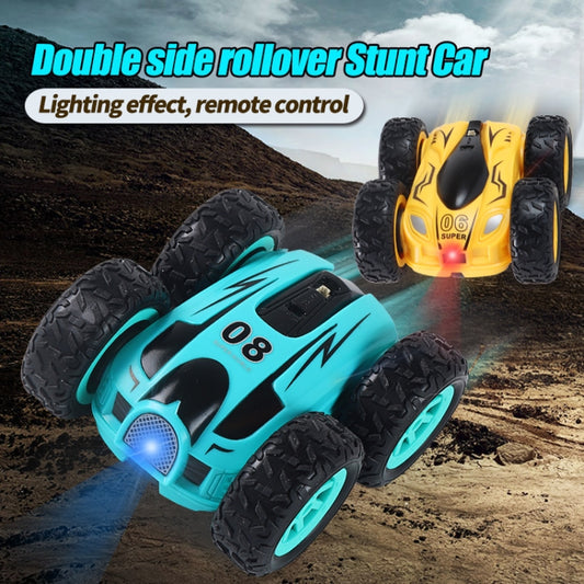 RD158-3 2.4G Mini High Speed Double Sided Remote Control Car Toy(English Box 08 Yellow) by buy2fix